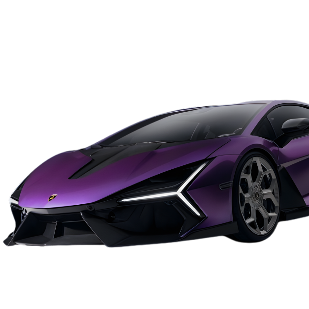 Purple sports car representing Dubai car rental marketing