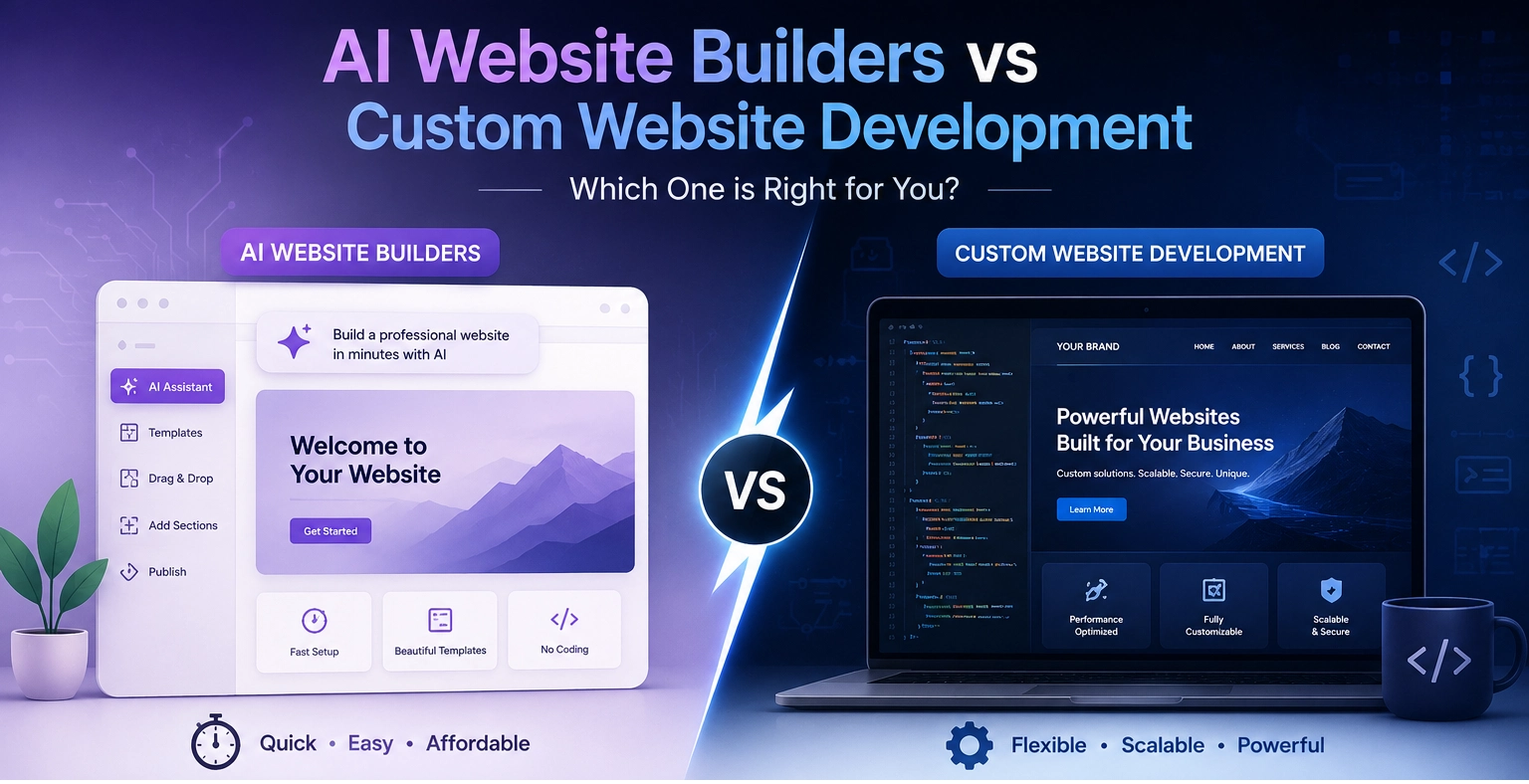Custom Website vs Web Builder: How to Choose the Right One