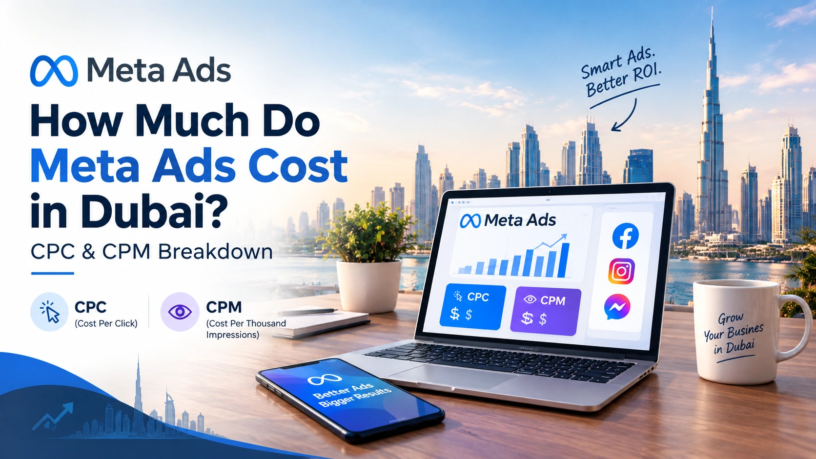 How Much Do Meta Ads Cost in Dubai - CPC & CPM Breakdown